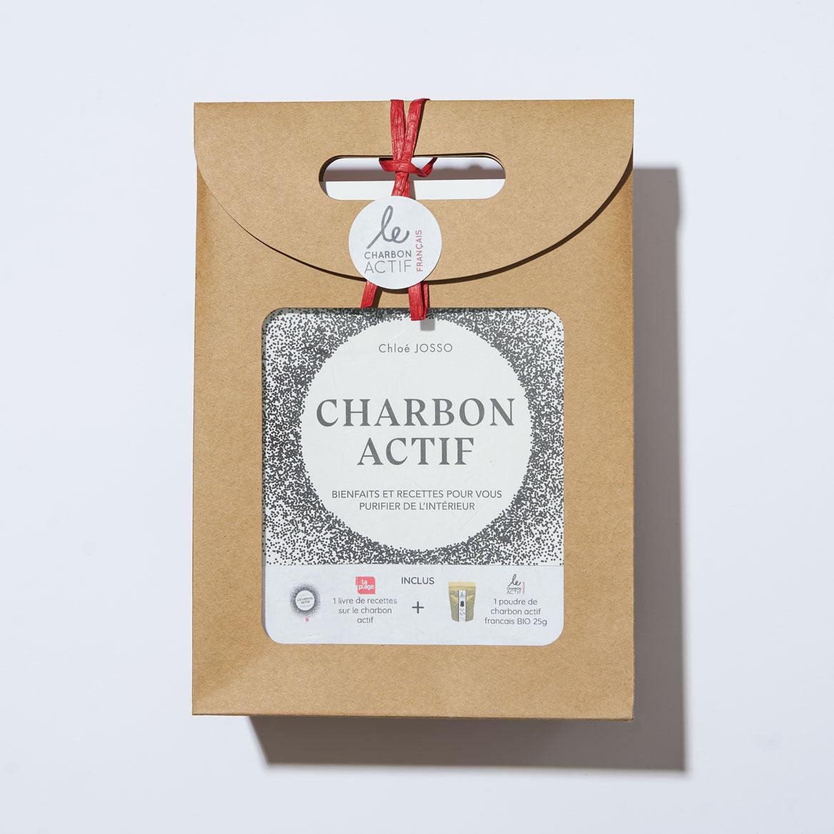 Coffret découverte charbon actif en poudre + livre de recettes - E-POP CARE