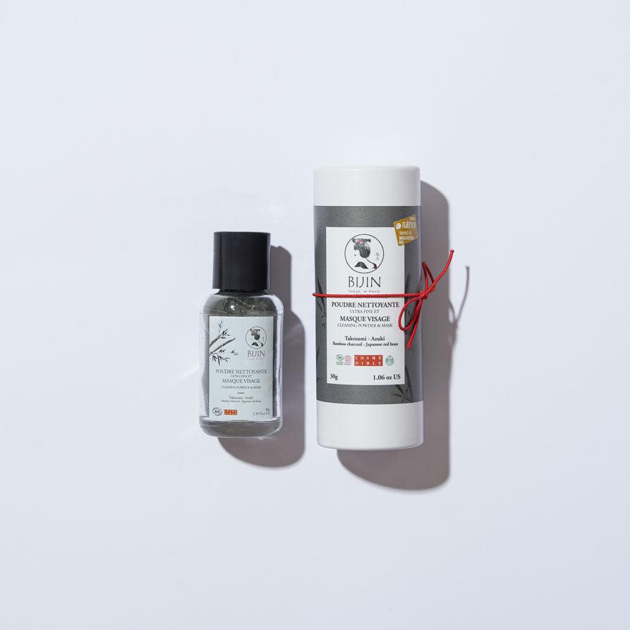 Poudre nettoyante et masque visage au charbon takesumi 2 en 1 - E-POP CARE