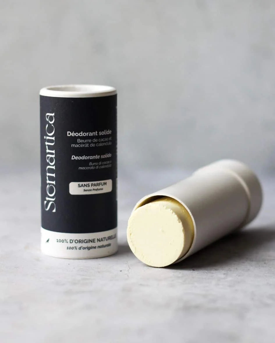 Déodorant solide au beurre de cacao et macérât de calendula - Neutre