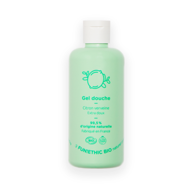 Gel douche certifié BIO extra-doux citron verveine