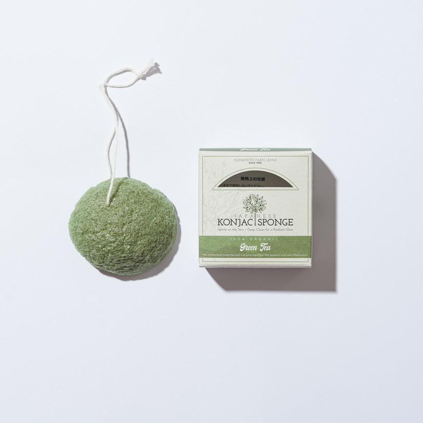 Eponge nettoyante Konjac BIO au Matcha - E-POP CARE