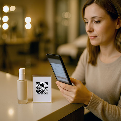 QR Code & Cosmétique : un nouveau levier de vente phygitale