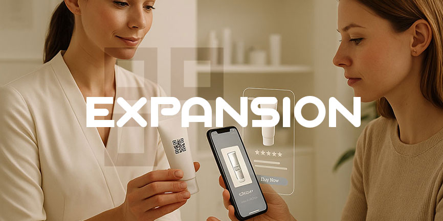 E-POP CARE - Achetez en salon des cosmétiques avec un simple QR Code