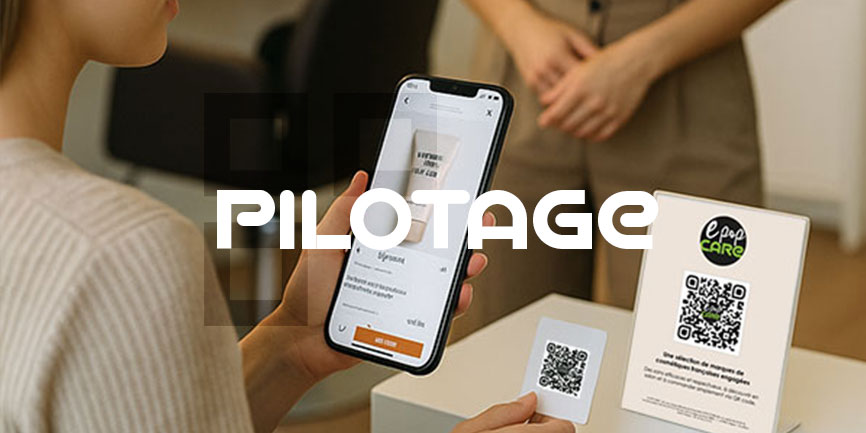 E-POP CARE - Achetez en salon des cosmétiques avec un simple QR Code