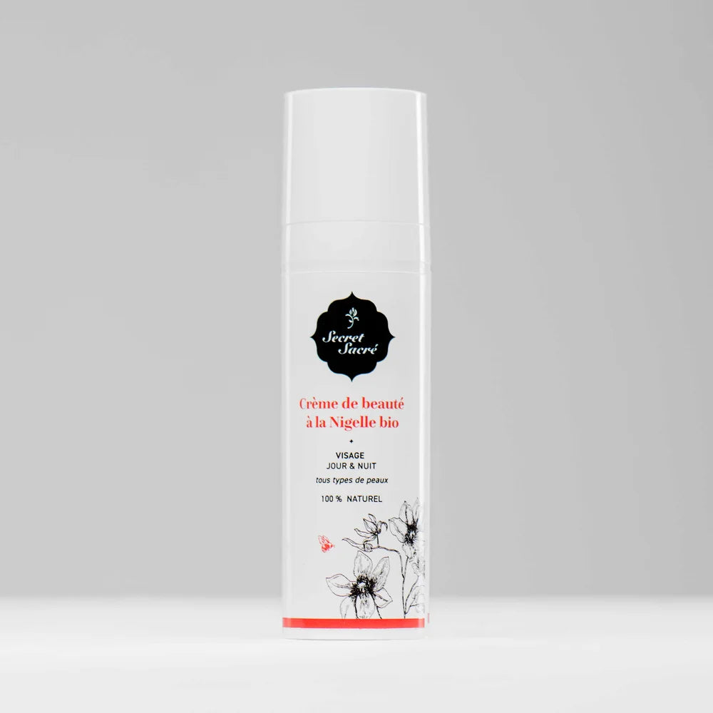 Crème de beauté visage à la nigelle bio