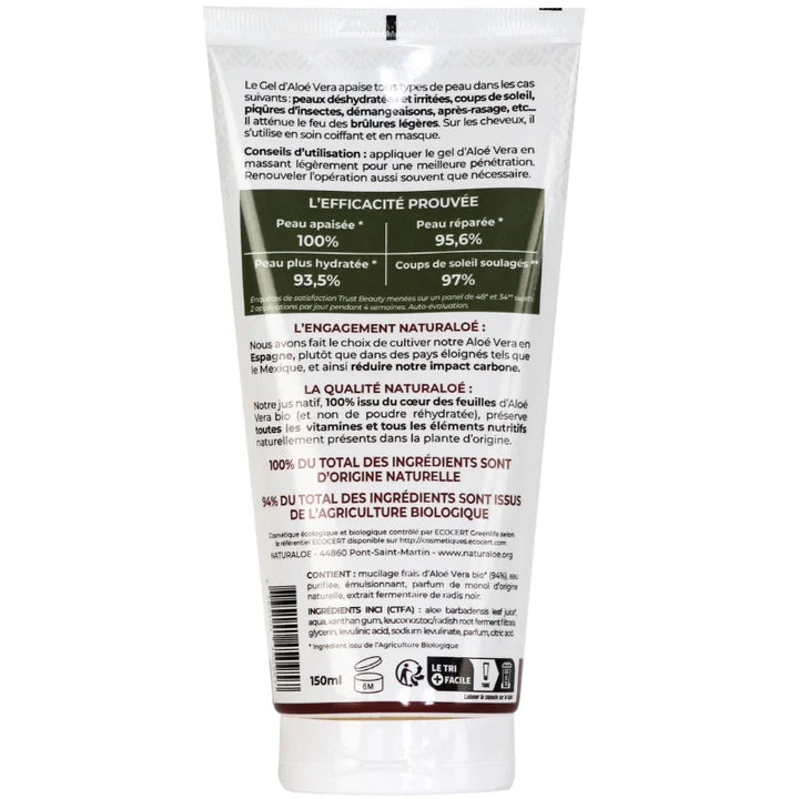 Gel Originel Aloé Vera certifié Bio - E-POP CARE