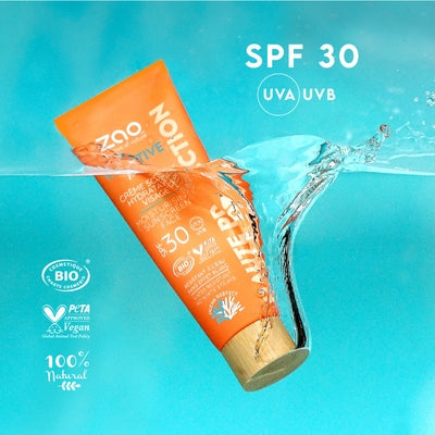 Crème Solaire hydratante visage - SPF30 - E-POP CARE