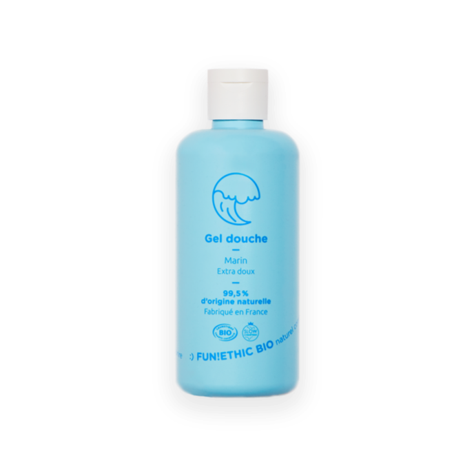 Gel douche certifié BIO extra-doux marin