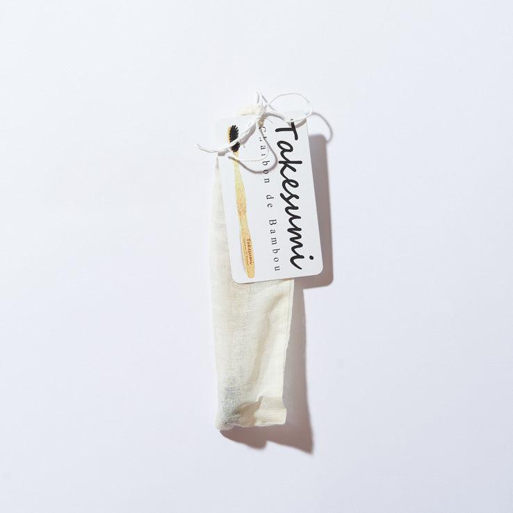 Brosse à dents en bambou infusée au charbon de bambou - E-POP CARE