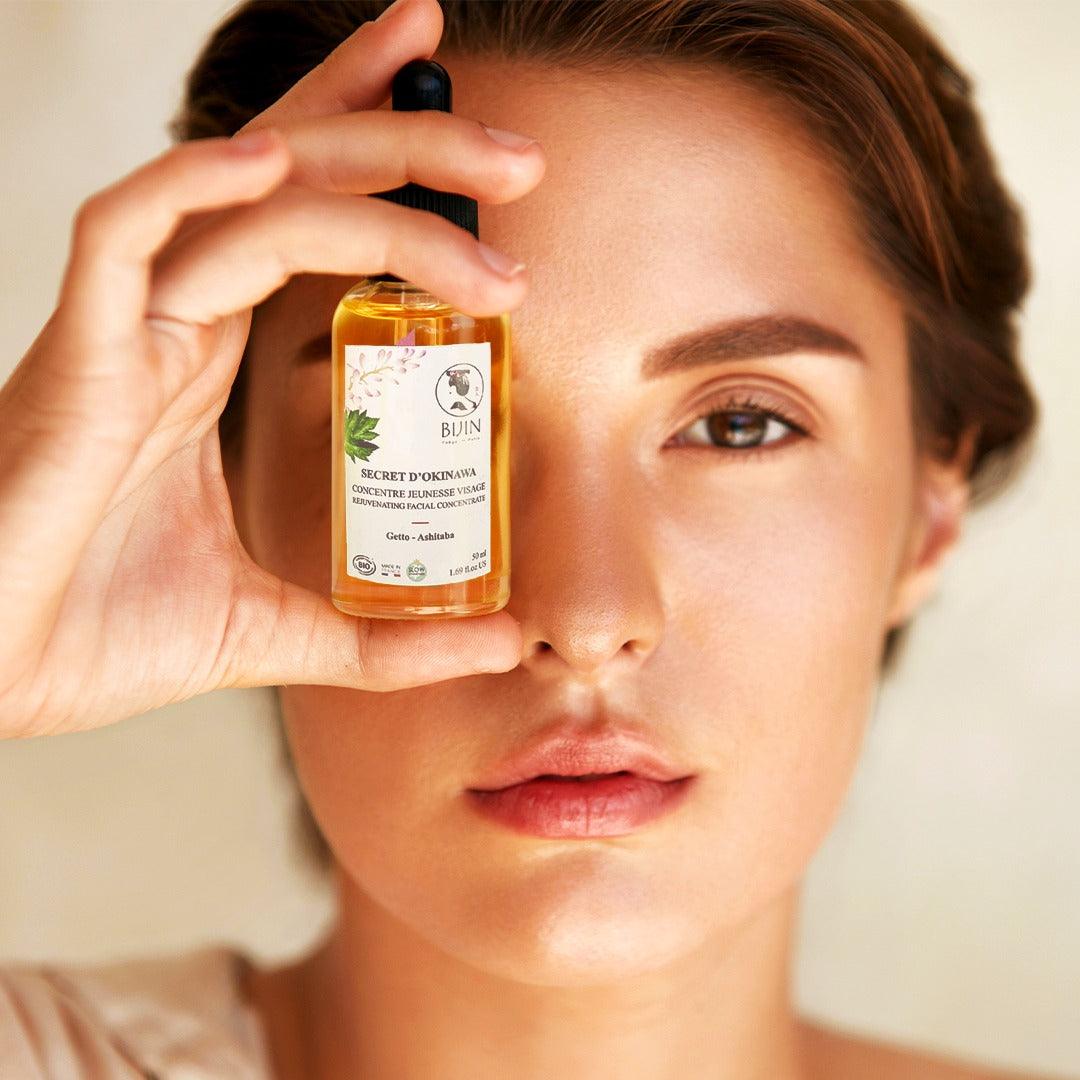 Concentré jeunesse huile visage Getto et Ashitaba - E-POP CARE